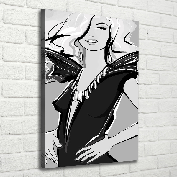 Wall art canvas Fashion illustration