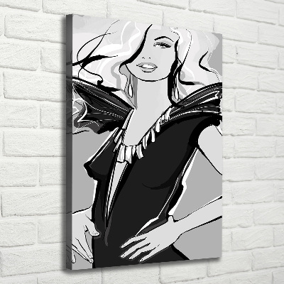 Wall art canvas Fashion illustration