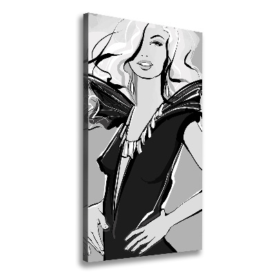 Wall art canvas Fashion illustration