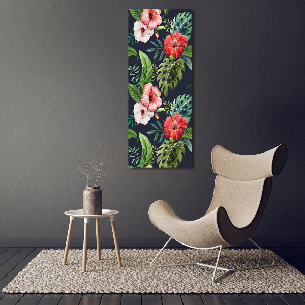 Canvas print Hawaiian pattern