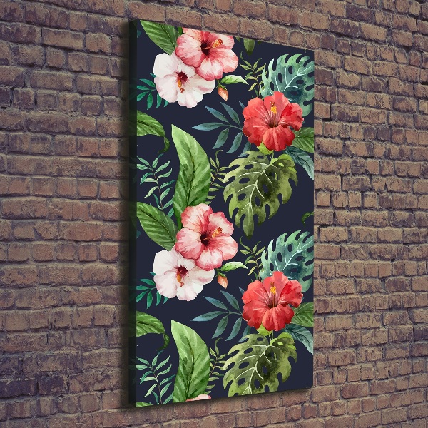 Canvas print Hawaiian pattern