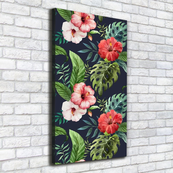 Canvas print Hawaiian pattern