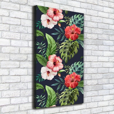 Canvas print Hawaiian pattern