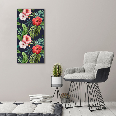 Canvas print Hawaiian pattern