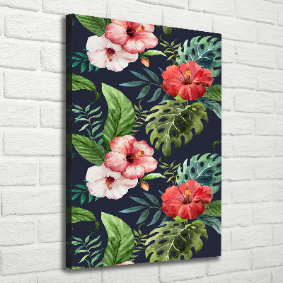 Canvas print Hawaiian pattern