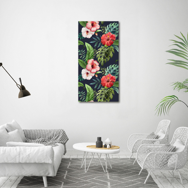 Canvas print Hawaiian pattern