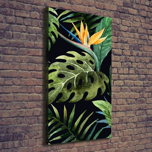 Large canvas wall art Hawaiian pattern