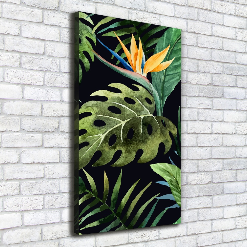 Large canvas wall art Hawaiian pattern