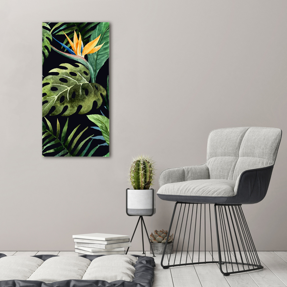 Large canvas wall art Hawaiian pattern