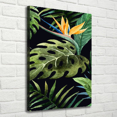 Large canvas wall art Hawaiian pattern