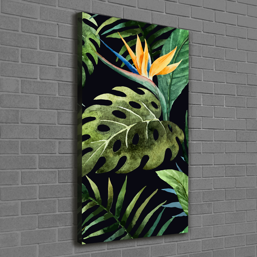 Large canvas wall art Hawaiian pattern