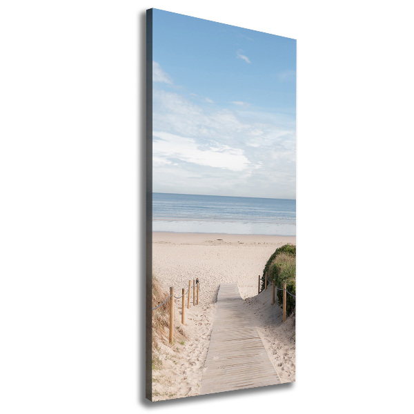 Large canvas wall art Path to the beach