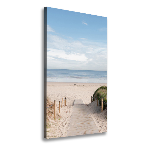 Large canvas wall art Path to the beach