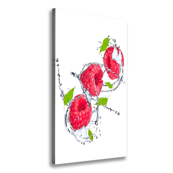 Canvas wall art Raspberries