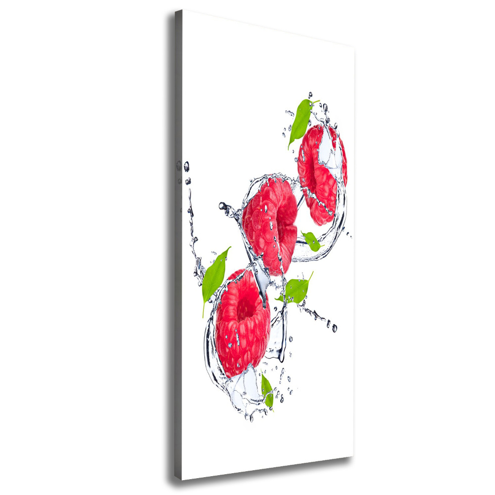 Canvas wall art Raspberries