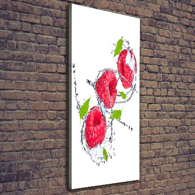 Canvas wall art Raspberries