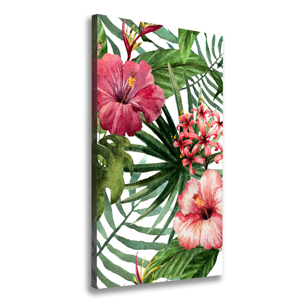 Large canvas wall art Hawaiian pattern