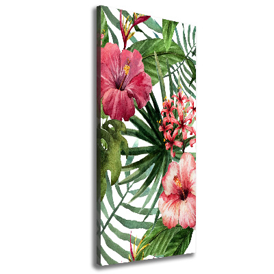 Large canvas wall art Hawaiian pattern