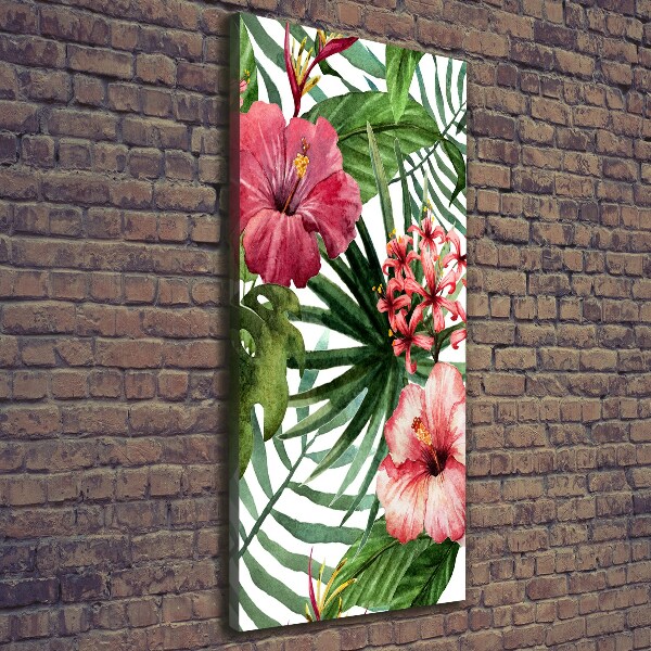 Large canvas wall art Hawaiian pattern