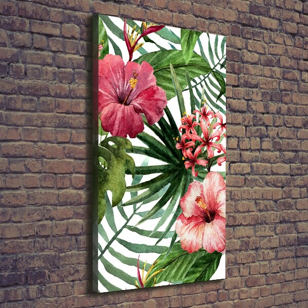 Large canvas wall art Hawaiian pattern