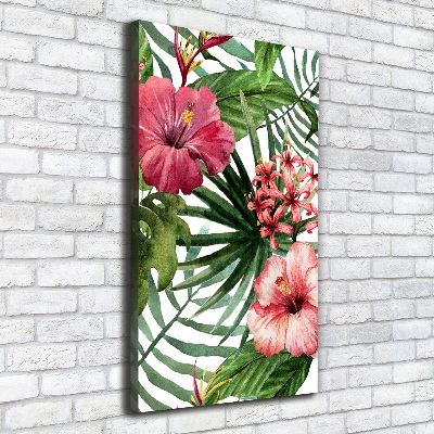 Large canvas wall art Hawaiian pattern