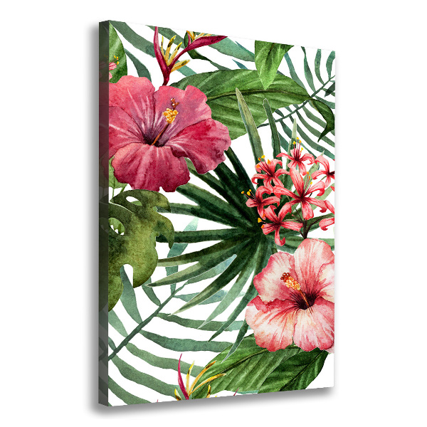 Large canvas wall art Hawaiian pattern