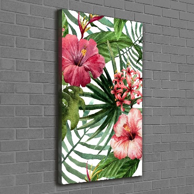 Large canvas wall art Hawaiian pattern