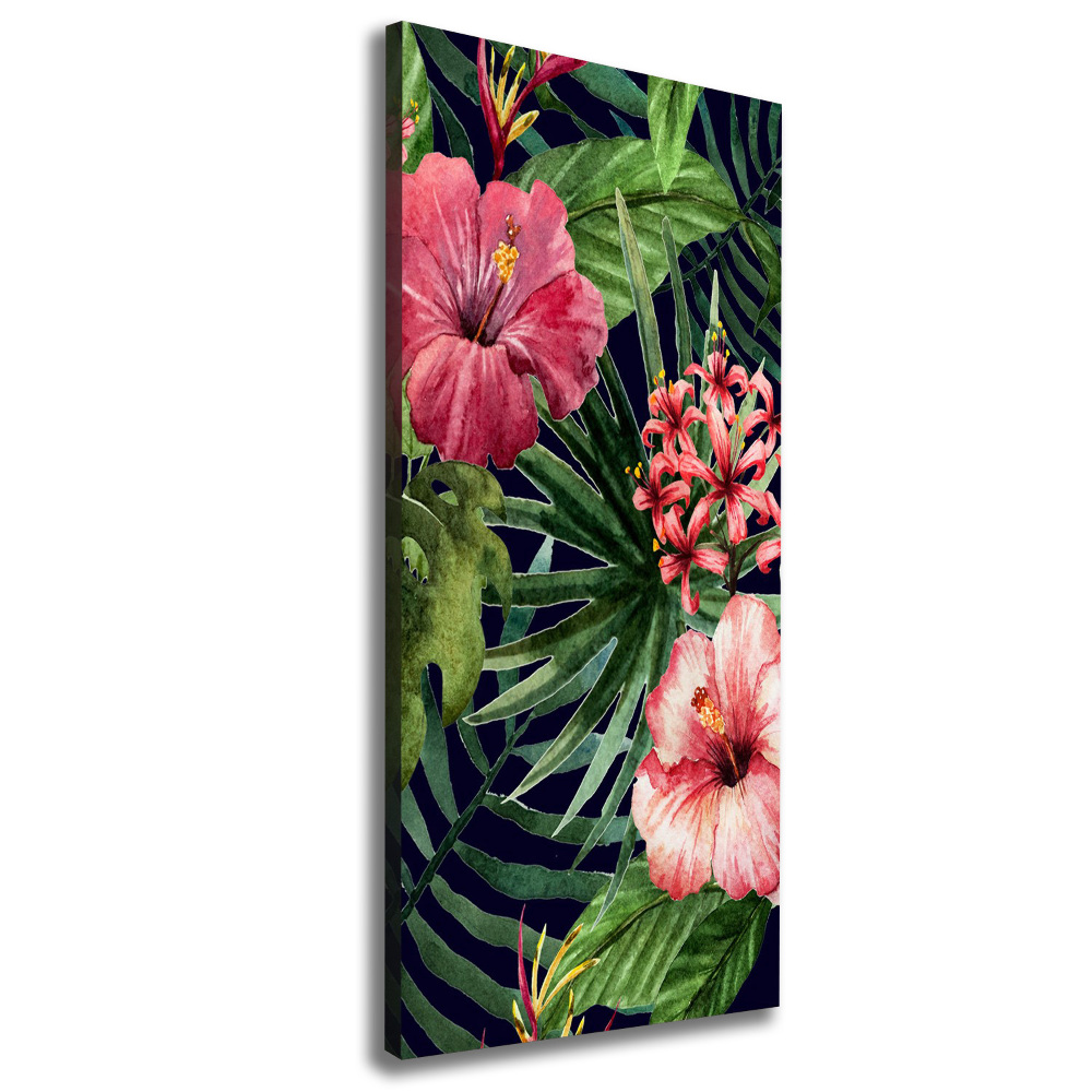 Large canvas wall art Hawaiian pattern