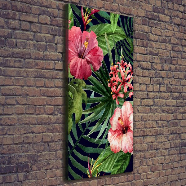 Large canvas wall art Hawaiian pattern