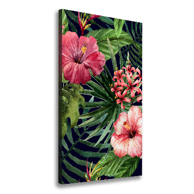 Large canvas wall art Hawaiian pattern