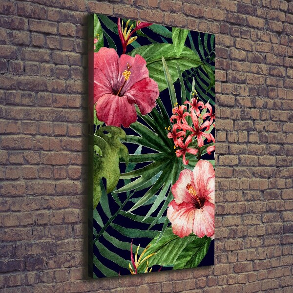 Large canvas wall art Hawaiian pattern