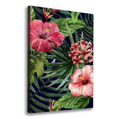 Large canvas wall art Hawaiian pattern