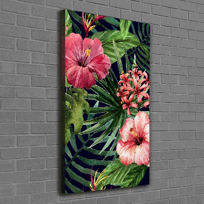 Large canvas wall art Hawaiian pattern