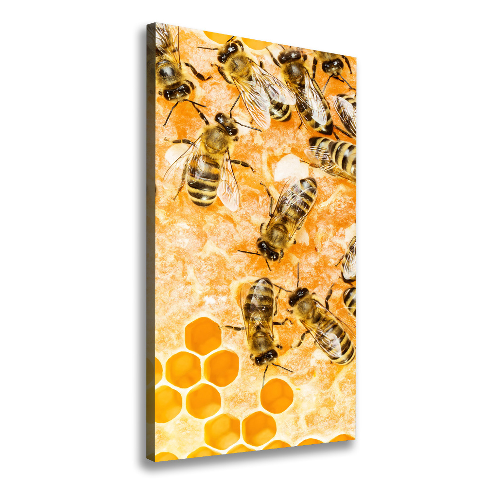 Canvas wall art Working bees