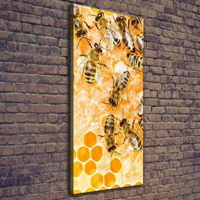 Canvas wall art Working bees