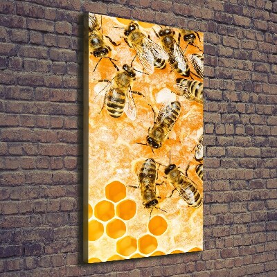 Canvas wall art Working bees