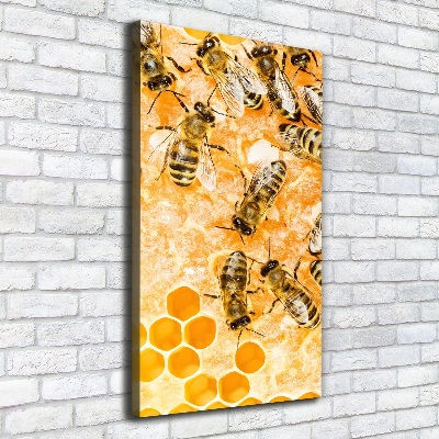 Canvas wall art Working bees