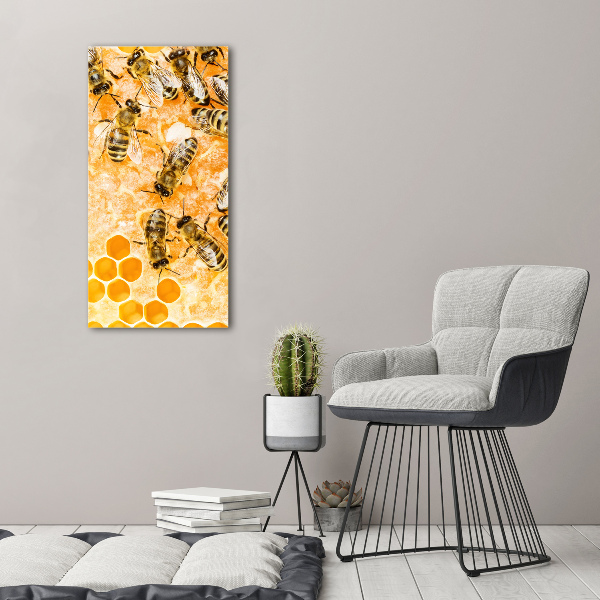 Canvas wall art Working bees