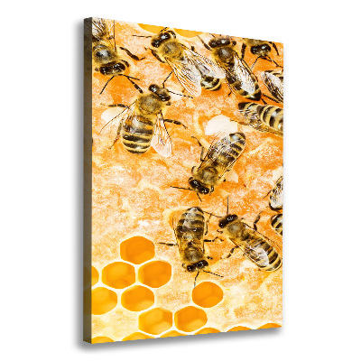 Canvas wall art Working bees