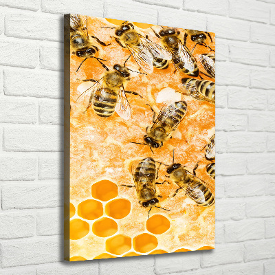 Canvas wall art Working bees