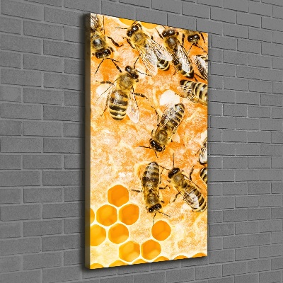 Canvas wall art Working bees