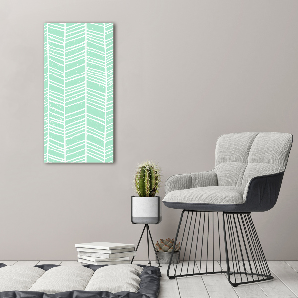 Canvas wall art Flankeet pattern