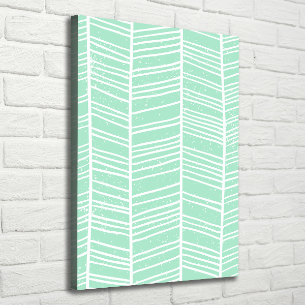 Canvas wall art Flankeet pattern