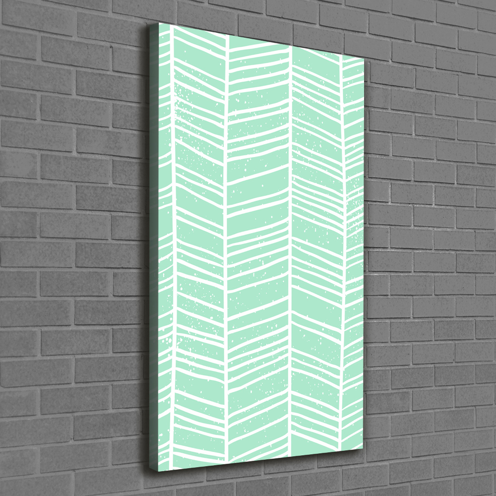 Canvas wall art Flankeet pattern