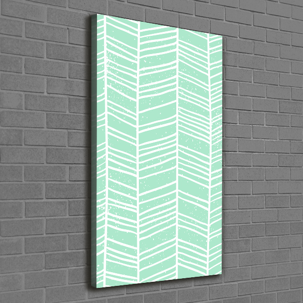 Canvas wall art Flankeet pattern