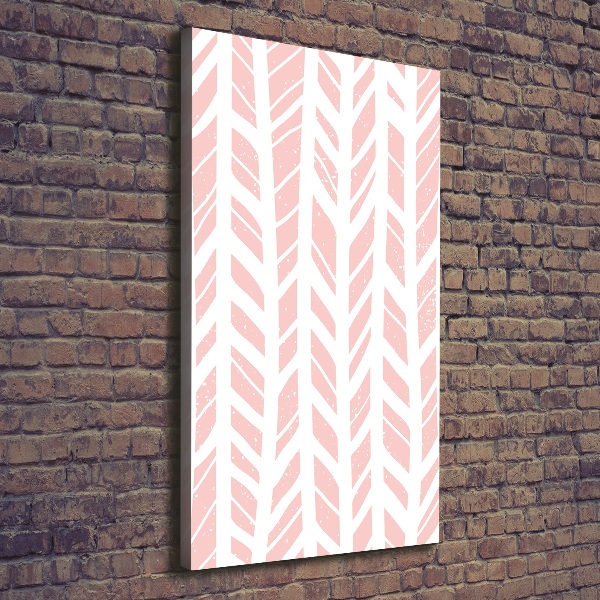 Canvas wall art Flankeet pattern