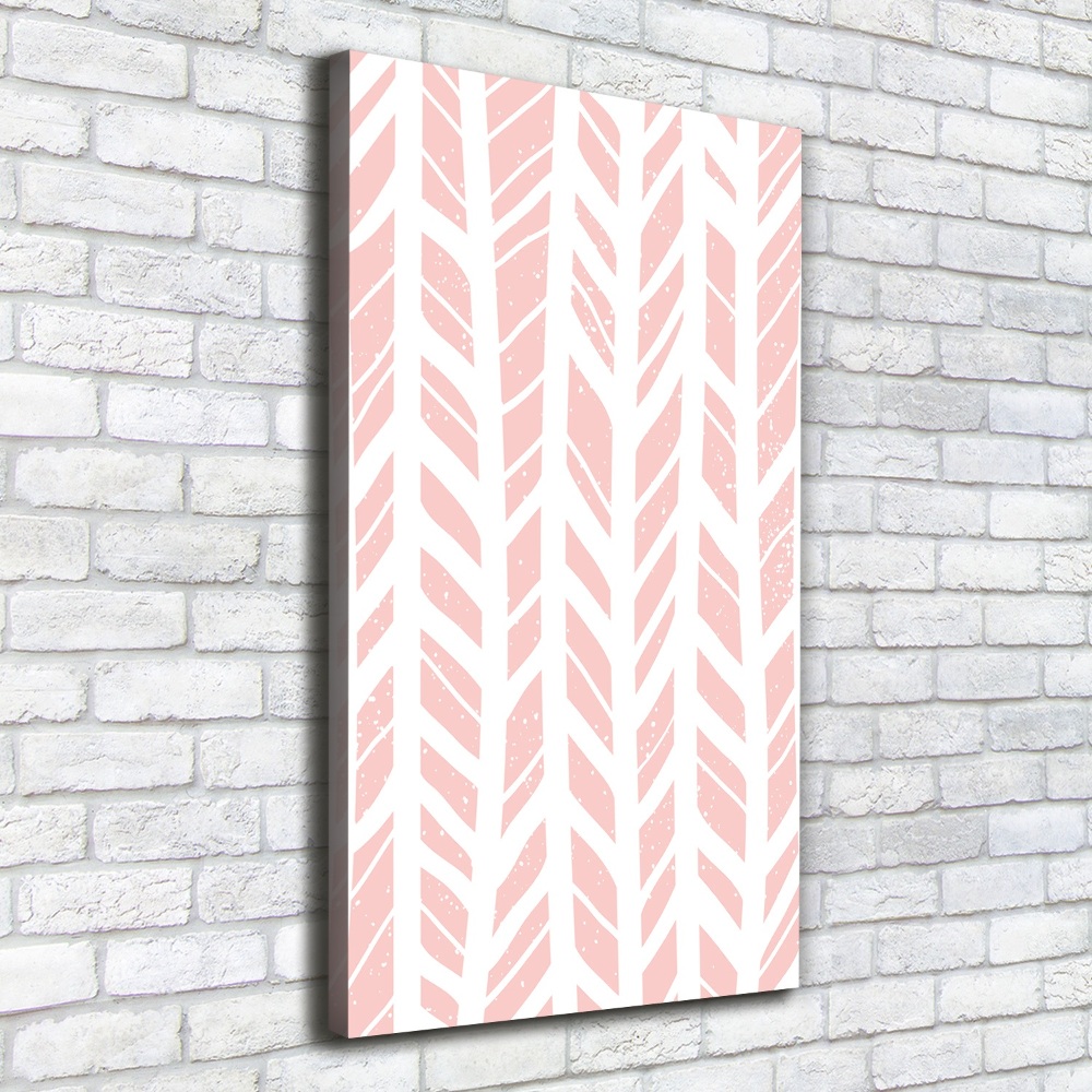 Canvas wall art Flankeet pattern