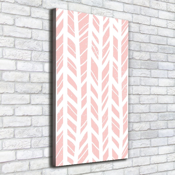 Canvas wall art Flankeet pattern