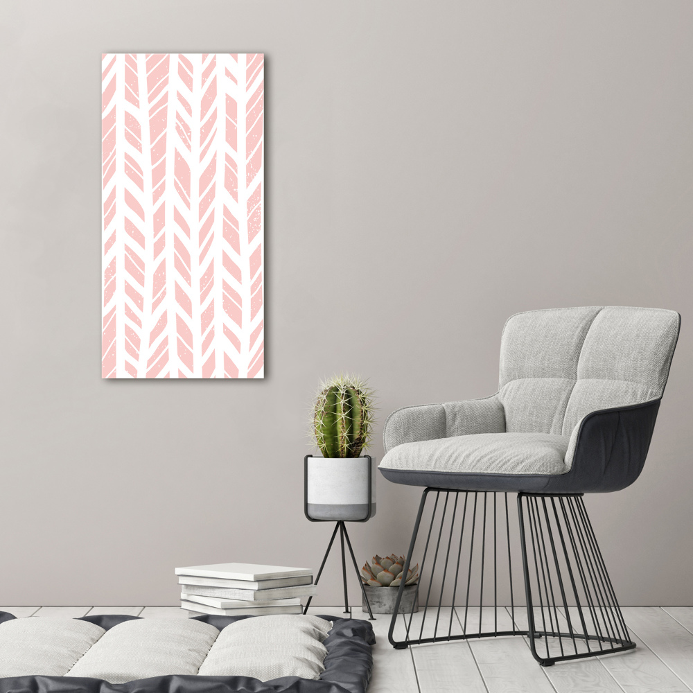 Canvas wall art Flankeet pattern