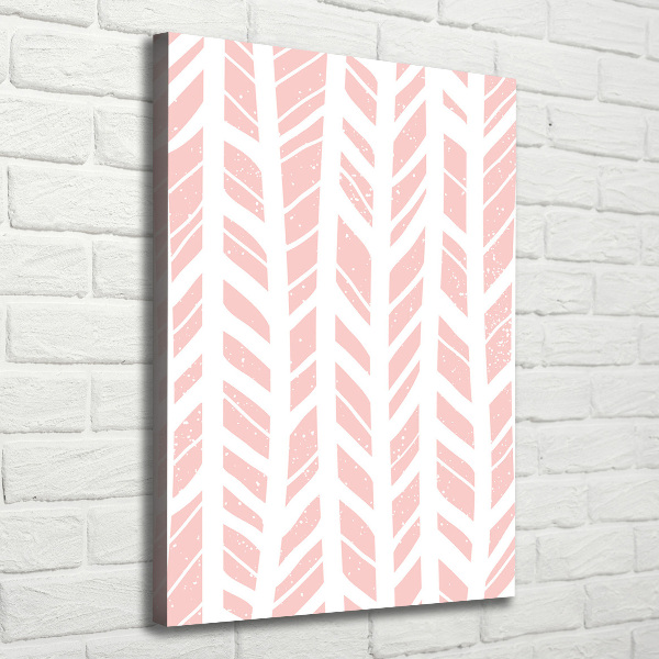 Canvas wall art Flankeet pattern